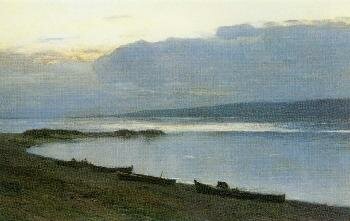 Isaac Iljich Levitan. Evening on the Volga