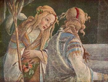 Сандро Ботичелли - Фрески Сикстинской капеллы в Риме: Юность Моисея, фрагмент