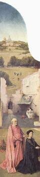 Босх, Иероним. Триптих св. Епифании, левая створка: св. Пётр и коленопреклонённый донатор