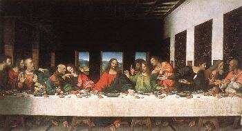 Леонардо да Винчи - Копия 16 века с картины Тайная вечеря