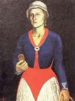 Казимир Северинович Малевич - Портрет жены художника
